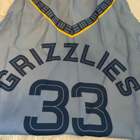 Rare New Memphis Grizzlies Jersey Apron Blue Navy 33 - Picture 3 of 10